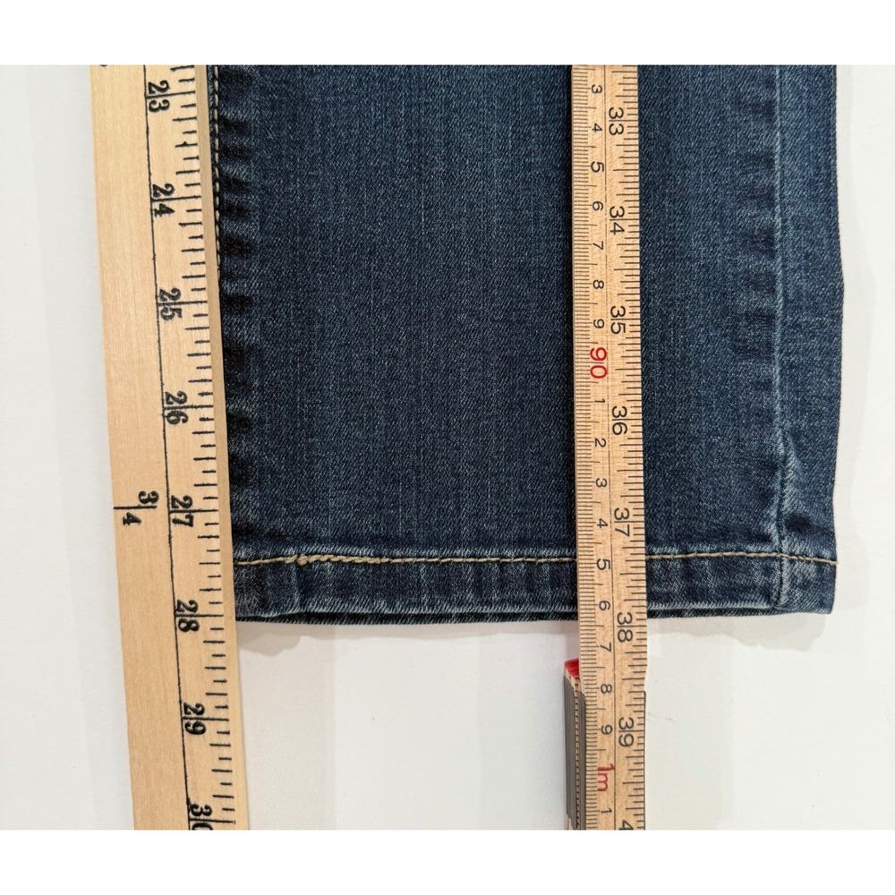 Levi's Women's Mid Rise Skinny Jeans W28 L32 Dark Wash Denim 258 - Picture 12 of 12